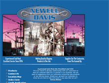 Tablet Screenshot of newelldavis.com